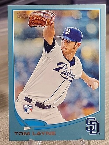 Tom Layne 2013 Topps Blue Border Rookie #290 San Diego Padres RC