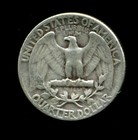1945 P Washington Quarter 90% SILVER AMERICAN US 25 Cent U.S OLD Nice Coin #6985 — photo 2