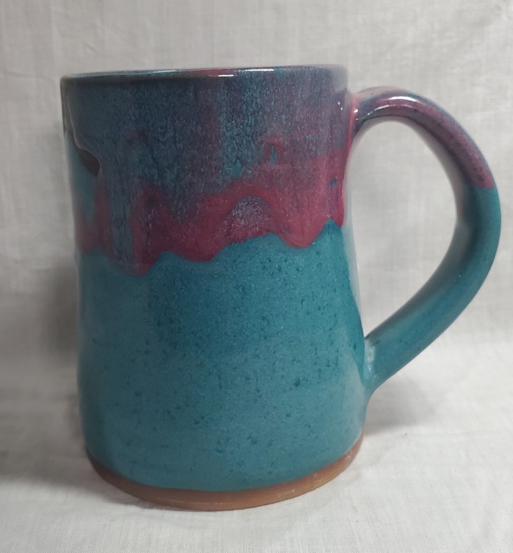 A&A Pottery Large Mug Salida CO. 5" Tall
