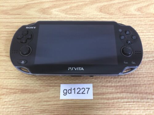 gd1227 Not Working PS Vita PCH-1000 CRYSTAL BLACK SONY PSP Console Japan - Foto 1 di 12