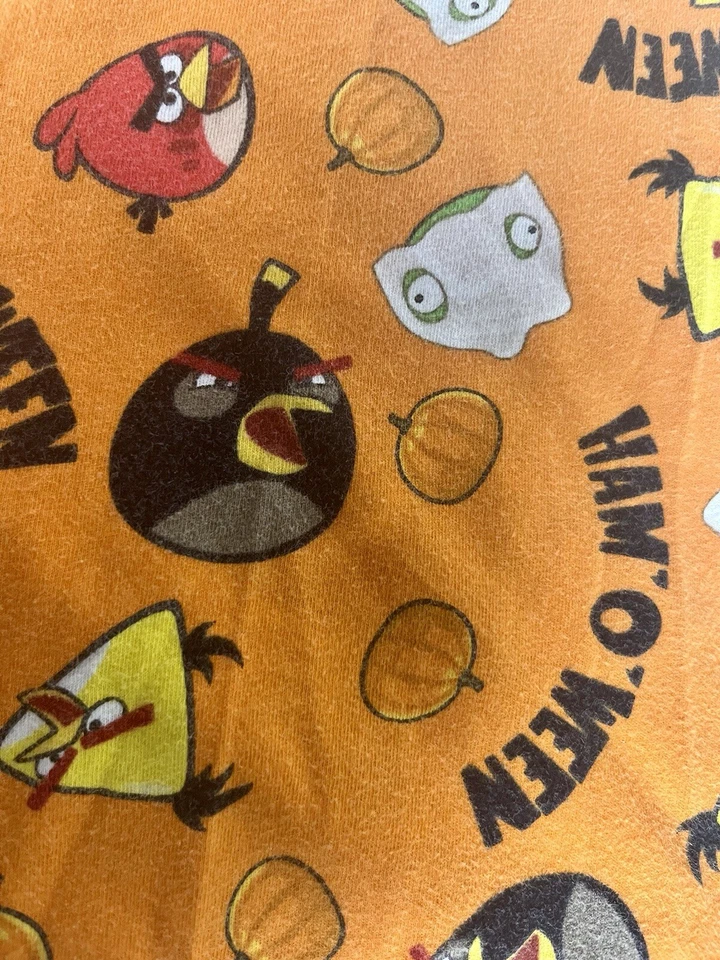 Pantalones de Pijama ANGRY BIRDS HALLOWEEN Ham O Ween Hombres S 30" Cintura Botón Mosca Foto 2 de 4