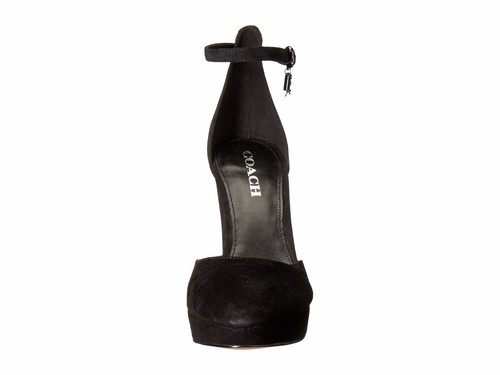 Coach Womens Chrystie Closed Toe Ankle Strap Casual Platforms Fashion Heels - Picture 5 of 15