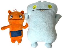 Ugly Dolls Blue Babo 13  , Orange Wage The Helper 9  , Plush Stuffed