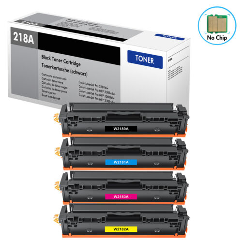 4PK 218A W2180A W2181A W2182A W2183A Toner for HP Pro 3201dw MFP 3301fdw 3301cdw