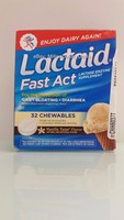 Lactaid Fast Act Lactase Enzyme Supplement Gas Bloating Diarrhea Vanilla 32 Tabs Lactaid Fast Act Lactase Enzyme Supplement Gas Bloating Diarrhea Vanilla 32 Tabs