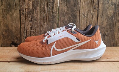 Nike Texas Longhorns Air Zoom Pegasus 40 Running Men's Sz 9 Orange DZ5951-100