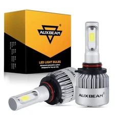 AUXBEAM 9005 HB3 LED Headlight Bulbs Conversion Kit High Beam White 72W 8000LM