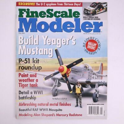 Fine Scale Modeler Magazine Build Yeager's Mustang May 2001