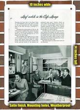 Metal Sign - 1953 Milwaukee Road the Caf Lounge - 10x14 inches