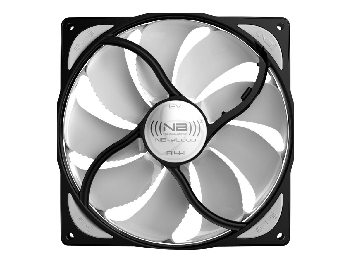 Blacknoise NB-eLoop B14-PS Gehäuseluefter 140 mm nero bianco ITR-B14-PS