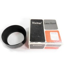 VTG Vivitar Lens Hood 52MM Camera Black Metal Screw On