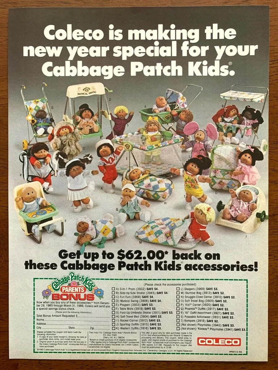Cabbage patch sale kids 80s
