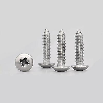 40/200 Pcs Titanium GR2 Phillips Cross Truss Head Self Tapping Screws M4 M5