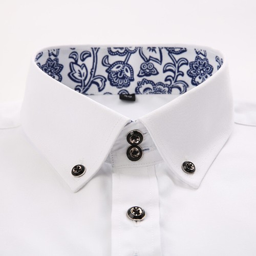 Mens Dress Shirts Clothes Long Sleeves Formal Business Button Down Casual Shirts - Picture 5 of 9