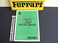 1973 - 1974 Ferrari 365 Gt4 22 Owners Manual Operator Driver Instruction Book