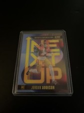 2023 Panini Score Jordan Addison Rookie Next Up Lenticular SSP Case Hit VIKINGS!