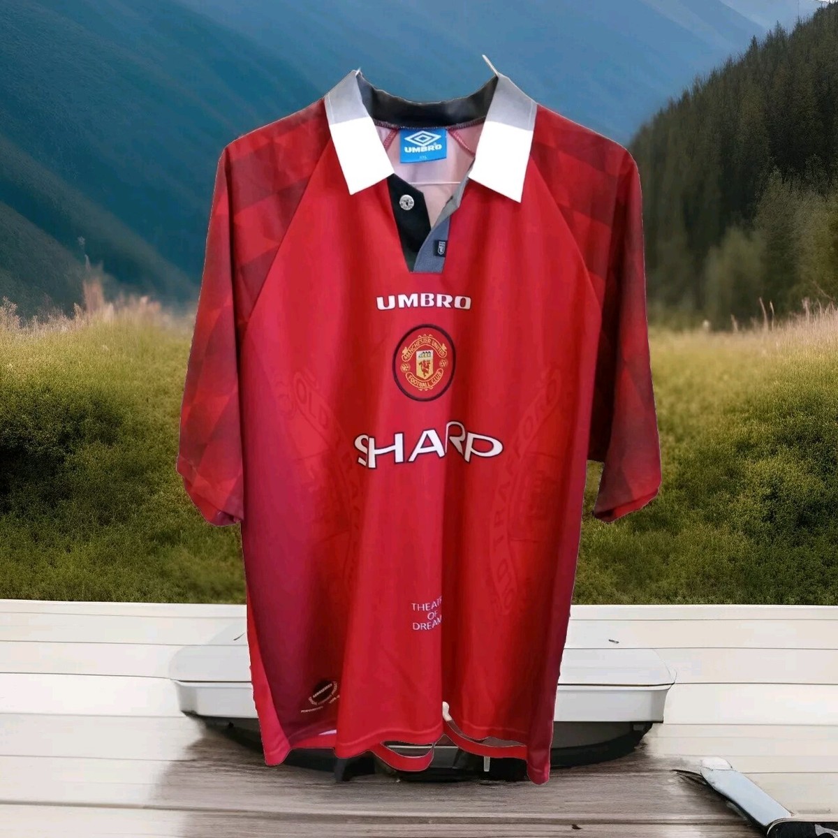New Authentic Umbro Manchester United F.C. Eric Cantona 1996-97