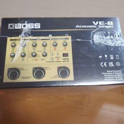 New BOSS VE-8 Acoustic Singer Vocal Guitar Multi Effects Processor Pedal