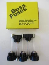 (5 pk) BUSSMANN Fuse Fast Acting GLQ 1, 2, 3, 9, or 10 Amp 300VAC NOS