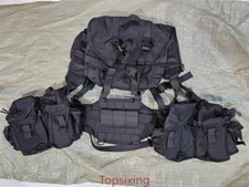 Russian SMERSH M1 Tactical Chest Rig Molle Advanced Tactical Black Set