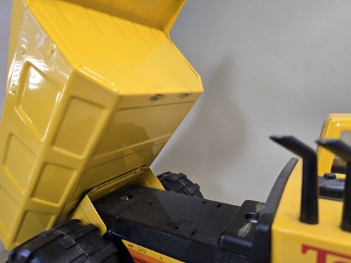RARE - 1991 Tonka Turbo-Diesel Metal Dump Truck w/ Large Tires - Crossover Year - Picture 5 of 14