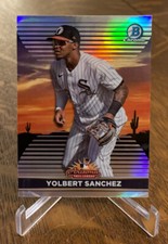 2022 Bowman Chrome Arizona Fall League Yolbert Sanchez #AFLS-20 White Sox