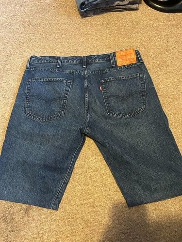 Levi's Mens Size 38 Jorts Blue Denim Jean Shorts Summer Style W38 Bottoms