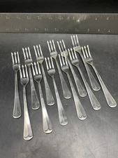 WASHINGTON FORGE WF Spirit of America Stainless Cocktail Seafood Forks RARE