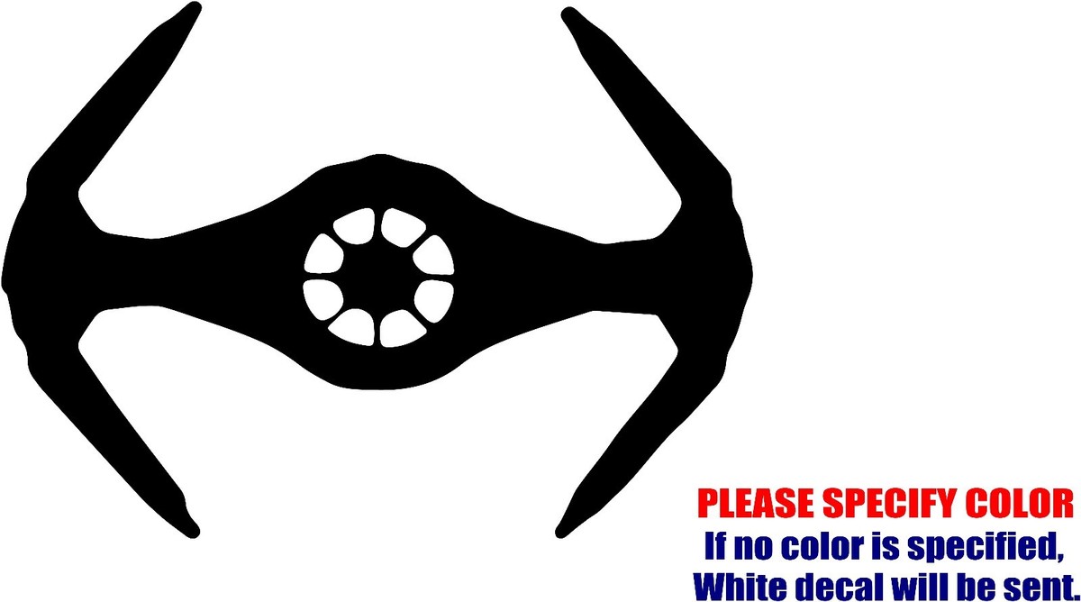 Vinyl Decal Sticker Imperial TIE Fighter Star Wars Car Truck