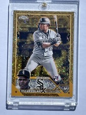 2023 Topps Gilded Oscar Colas Rc Mini Diamond Gold Etch 34/50