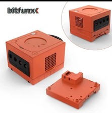 Gamecube Full Replacement Console Shell Housing Warm Red Gameboy Player Bitfunx