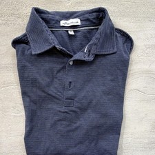 Peter Millar Striped Polo Shirt Blue S Short ...