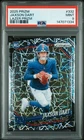2025 PANINI PRIZM LAZER PRIZM #332 JAXSON DART ROOKIE RC PSA 9