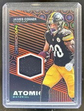 2019 Obsidian James Conner Atomic Material Jersey Electric Etch Orange #/50