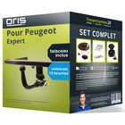 Attelage pour Peugeot Expert 06.16- Amovible Oris + Faisceau u. 13 broches TOP