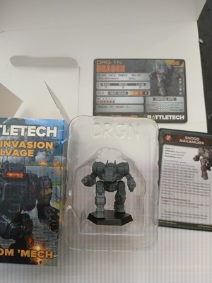 BattleTech Dragon & Grand Dragon  Mech  -- Inner Sphere Support Lance + Cards