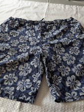 Old Navy Floral Beach Aloha Board Swim Shorts Trunks Mens XL Polyester Nylon