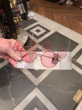 NEW 2026 Disney Park Mickey Mouse Ear Shaped Style Rose Colored Pink Sunglasses