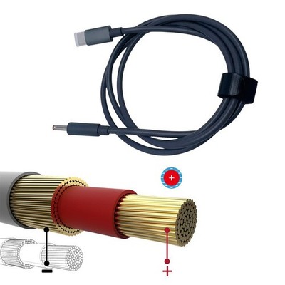 USB-C To DC Power Cable Pure Copper Conductor Efficient Power Transmission