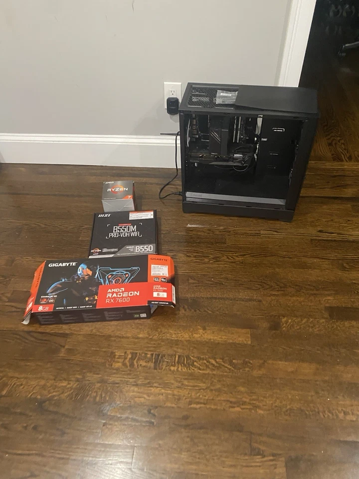 Tarjeta de gráficos Pc RX 7900 XT preconstruida con placa base B550M Pro VDH Gen 3 funciona Foto 2 de 4