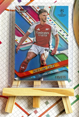 Declan Rice /275  Refractor Topps Finest 24/25 - FC Arsenal #41