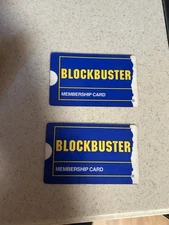 Vintage Original Blockbuster Membership Card Plastic 80s-90s Memorabilia