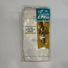 New Vintage Jockey Life Men's Low Rise Slim Guy Brief Underwear 36"