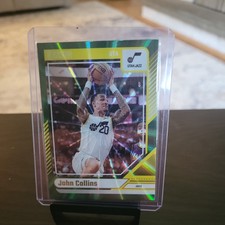 John Collins Utah Jazz #48 Donruss 2024-25 Donruss Holo Green Laser