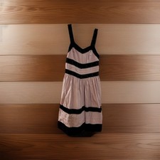 Light Pink & Black Lace A-line Dress With Pockets, Women’s Size 14 by eShakti