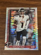2025 Topps Chrome Darnell Mooney #11 Silver Pulsar Refractor Atlanta Falcons