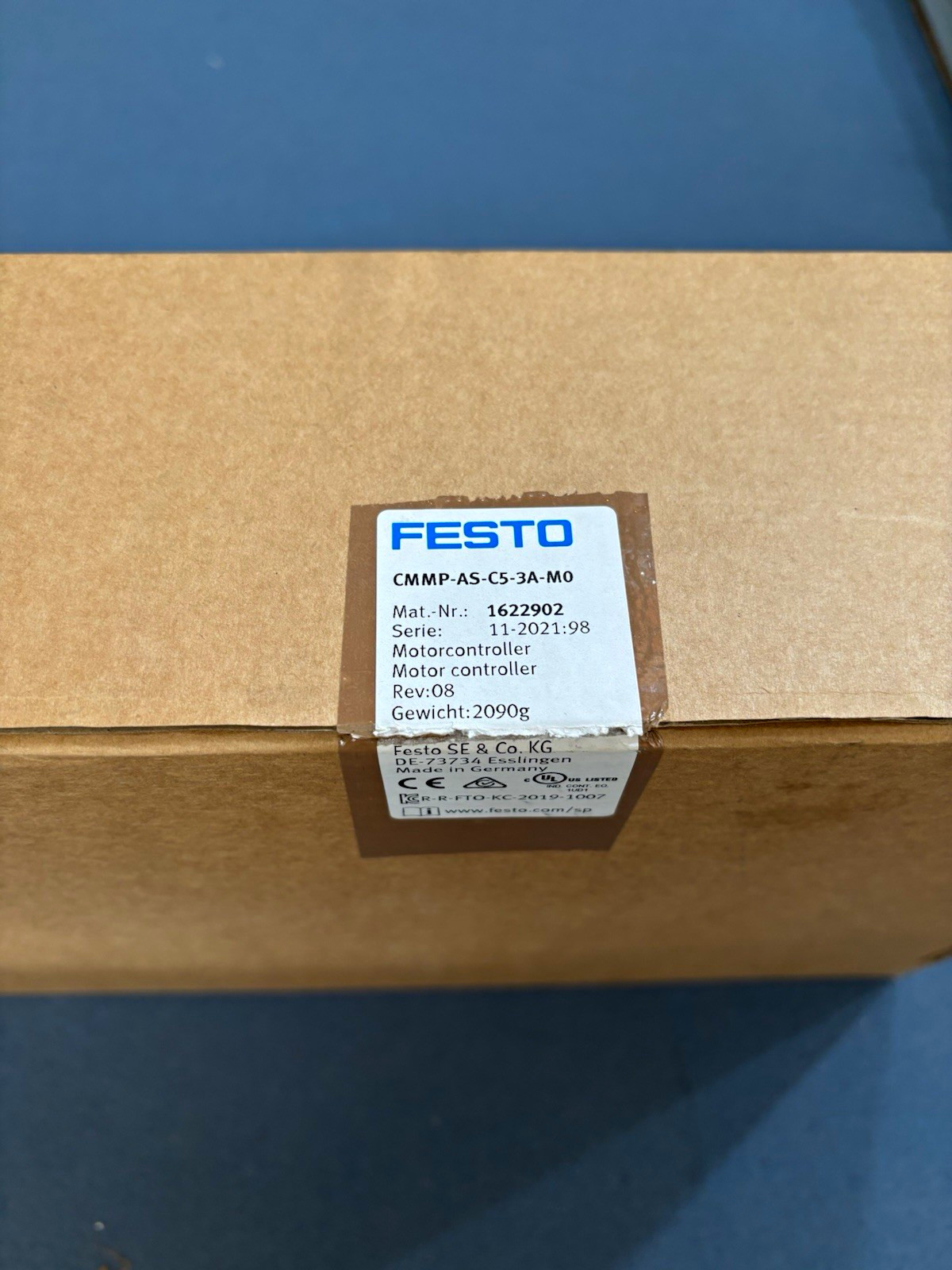 Festo CMMP-AS-C5-3A-M0 AC 3-Phase 0.5 kW Motor Controller Servo Drive