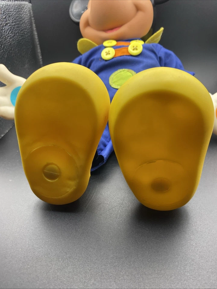 "Muñeco Chirrido Líder Banda Marchante Mickey Mouse 1990 de colección 15"" Disney Mattel" Foto 4 de 4