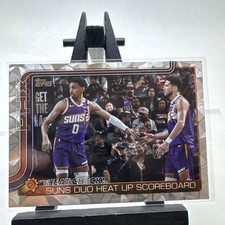 2025-26 Topps #294 Heat Check! Diamante PHX Suns D. Booker