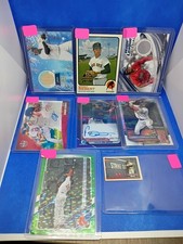 8) Boston Red Sox Lot Numbered Or Autograph Or Vintage Or Relic Patch Rare 